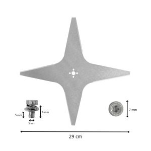 Lame de robot tondeuse pour Stiga 29cm dimensions