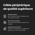 Avantages du câble périphérique 5,5mm - double isolation