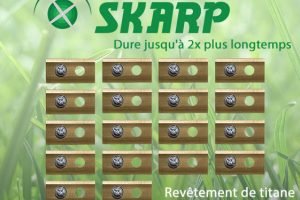 Lames de robot tondeuse Skarp pour Kress - set de 18