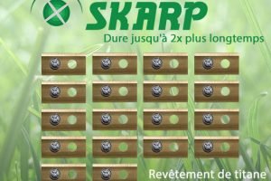 Lames de robot tondeuse Skarp pour Kress - set de 30