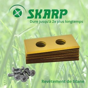 Lames de robot tondeuse Skarp pour LandXcape - set de 9