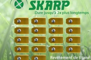 Lames de robot tondeuse Skarp pour Powerplus - Set de 30