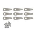 Lames de robot tondeuse pour Bosch - Set de 9