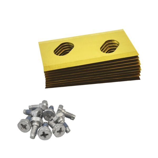 Lames de robot tondeuse pour Cub Cadet modèle RK revêtues de titane 1 Lames de robot tondeuse pour Cub Cadet modèle RK revêtues de titane 1
