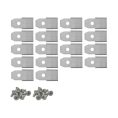 Lames de robot tondeuse pour Florabest - Set de 90