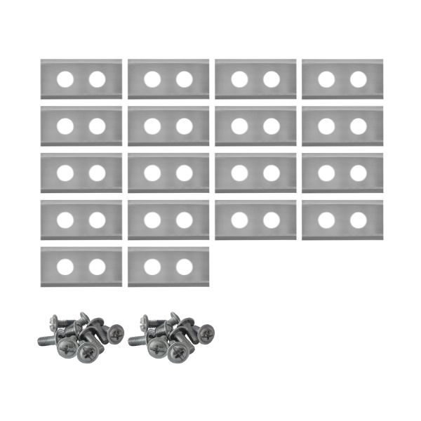 Lames de robot tondeuse pour Fuxtec - set de 18 Lames de robot tondeuse pour Fuxtec - set de 18
