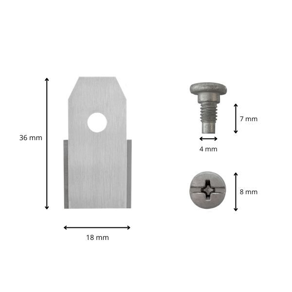 Lames de robot tondeuse pour Garden Feelings dimensions