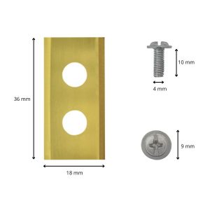 Lames de robot tondeuse pour Kress revêtues de titane dimensions