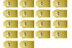 Lames de robot tondeuse pour Mowox - Set de 18 revêtues de titane