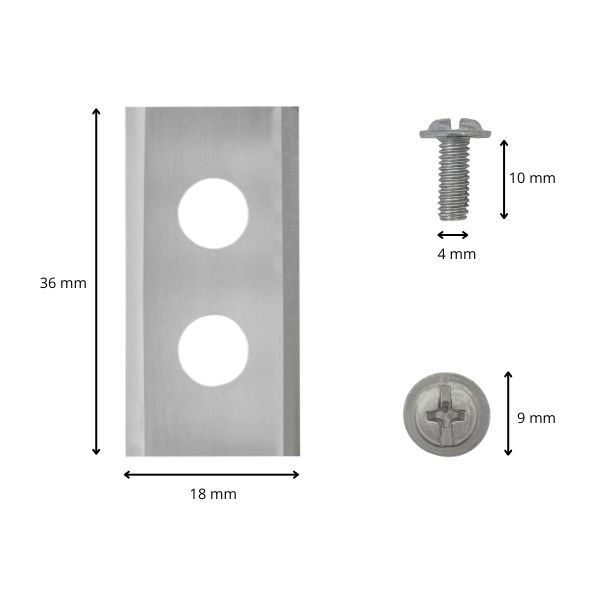 Lames de robot tondeuse pour Mowox (w) dimensions Lames de robot tondeuse pour Mowox (w) dimensions