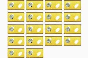 Lames de robot tondeuse pour Robomow modèle RK - Set de 60 revêtues de titane