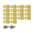 Lames de robot tondeuse pour Segway Navimow - Set de 18 revêtues de titane