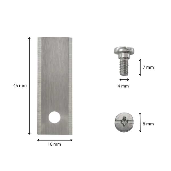 Lames de robot tondeuse pour Stiga dimensions