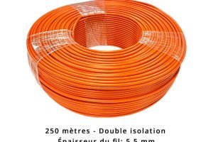 Câble périphérique 5,5 mm pour Husqvarna - double isolation - 250 mètres