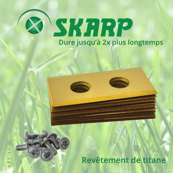 Lames de robot tondeuse Skarp pour Eufy - set de 9