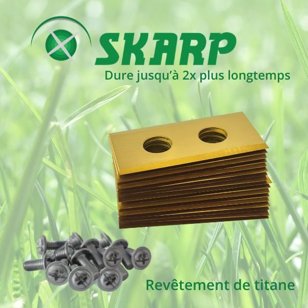 Lames de robot tondeuse Skarp pour Powerplus (w) - set de 18 Lames de robot tondeuse Skarp pour Powerplus (w) - set de 18