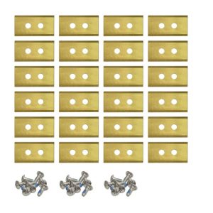 Lames de robot tondeuse pour Mammotion LUBA YUKA revêtues de titane – set de 96