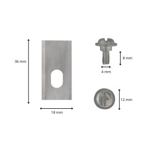 Lames de robot tondeuse pour MOVA dimensions