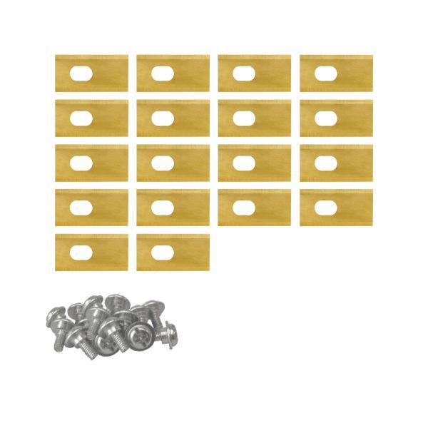 Lames de robot tondeuse pour MOVA – set de 90 revetement en titane Lames de robot tondeuse pour MOVA – set de 90 revêtement en titane