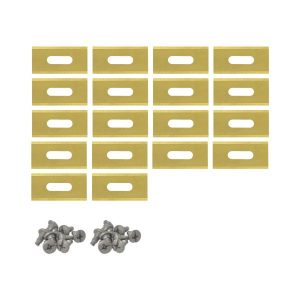 Lames Endurance de robot tondeuse pour Roborock - Set de 60 revêtues de titane