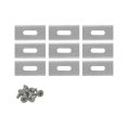 Lames Endurance de robot tondeuse pour Roborock - Set de 9